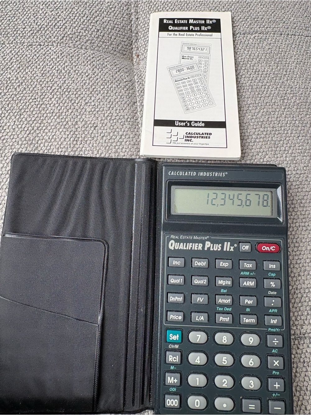 Qualifier Plus IIx Financial Calculator - Black